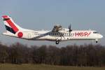 Air France - HOP!, F-HOPX, Aerospatiale, ATR-72-212A, 26.12.2015, BSL, Basel, Switzerland         