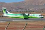Binter Canarias, EC-JQL, ATR 72-212A, 17.Dezember 2015, ACE Lanzarote, Spain.