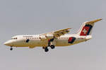 Crossair, HB-IXT, BAe Avro RJ100, msn: E3259, Juni 1996, ZRH Zürich, Switzerland. Scan aus der Mottenkiste.