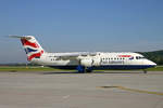 British Airways (Operated by BA CityFlyer), G-BZAV, BAe Avro RJ100, msn: E3331, 22.September 2007, ZRH Zürich, Switzerland.