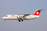 Swiss European Airlines, HB-IXO, BAe Avro RJ100, msn: E3284, 09.Juni 2008, ZRH Zürich, Switzerland.