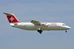SWISS European Airlines, HB-IXS, BAe Avro RJ100, msn: E3280, 27.April 2008, ZRH Zürich, Switzerland.
