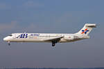 AeBal - Aerolineas Baleares, EC-HNZ, Boeing 717-2CM, msn: 55060/5026, 25.April 2007, ZRH Zürich, Switzerland.