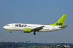 Air Baltic, YL-BBR, Boeing B737-31S, msn: 29266/3092, 24.Juli 2019, ZRH Zürich, Switzerland.
