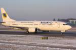 AEROSVIT Boeing 737-448 UR-VVJ Flughafen Salzburg 10.01.2009