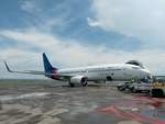 Sriwijaya Air, Boeing 737-524, PK-NAT, Labuan Bajo Airport (LBJ), 14.4.2019