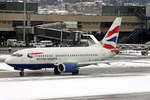 British Airways, G-GFFF, Boeing 737-53A, msn: 24754/1868, 24.Januar 2005, ZRH Zürich, Switzerland.