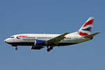 British Airways, G-GFFD, Boeing 737-59D, msn: 26419/2186, 13.Juli 2007, ZRH Zürich, Switzerland.