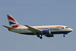 British Airways, G-GFFF, Boeing B737-53A, msn: 24754/1868, 09.Juni 2008, ZRH Zürich, Switzerland.