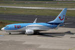TUIfly, D-AHXG, Boeing, 737-7K5 wl ~ neue X3-Lkrg., DUS-EDDL, Düsseldorf, 21.08.2019, Germany 