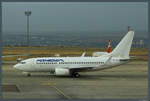 737-700 EK-73786 der Armenia Aircompany auf dem Flughafen Tiflis.