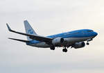 KLM, Boeing B 737-7K2, PH-BGG, TXL, 15.02.2020