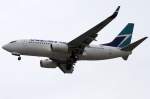 WestJet, C-FWSF, Boeing, B737-7CT, 04.09.2011, YYZ, Toronto, Canada 

