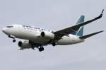 WestJet, C-FWSX, Boeing, B737-7CT, 04.09.2011, YYZ, Toronto, Canada 





