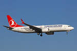 Turkish Airlines, TC-LCJ, Boeing 737-8MAX, msn: 60052/7381, 13.Februar 2022, ZRH Zürich, Switzerland.