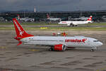 Corendon Airlines, TC-MKF, Boeing B737-8MAX, msn: 43340/8217, 14.Oktober 2023, ZRH Zürich, Switzerland.