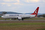 THY Turkish Airlines, TC-LCM, Boeing B737-8MAX, msn: 60055/7406, 17.Mai 2025, BSL Basel - Mühlhausen, Switzerland.