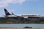 Ryanair, EI-HGW, Boeing B737-8MAX 200, msn: 65085/8161, 25.Mai 2025, CFU Corfu, Greece.