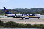 Ryanair, EI-IHE, Boeing B737-8MAX 200, msn: 67084/8632, 25.Mai 2025, CFU Corfu, Greece.