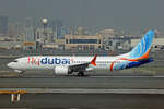 FlyDubai, A6-FKS, Boeing B737-8MAX, msn: 61014/8769, 11.Februar 2026, DXB Dubai, VAE.