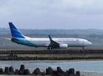 PK-GNT, Boeing 737-8U3 (WL), Garuda Indonesia, Denpasar International Airport (DPS), 6.10.2017