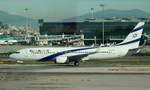 El Al, 4X-EKA, MSN 29957, Boeing 737-858,05.04.2018, BCN-LEBL, Barcelona-El Prat, Spanien (Name: Tiberias) 