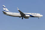 El Al, 4X-EKH, Boeing, B737-85P, 18.04.2018, FRA, Frankfurt, Germany         