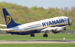 Ryanair, EI-ENK,MSN 40303, Boeing 737-8AS(WL), 21.04.2018, HAM-EDDH, Hamburg, Germany (Sticker: Comunitat Valenciana) 