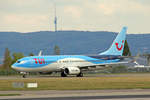 TUIfly, D-ATUJ, Boeing 737-8K5, msn: 39923/4001, 03.September 2018, BSL Basel-Mülhausen, Switzerland.