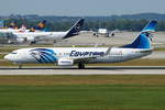 EgyptAir Boeing B737-866(WL) SU-GEF, cn(MSN): 63692,
Flughafen München, 20.08.2018.