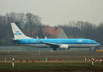 KLM, Boeing B 737-8K2, PH-BXL, TXL, 24.11.2018