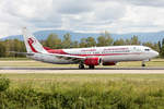 Air Algerie, 7T-VKB, Boeing, B737-8D6, 13.08.2019, BSL Basel, Switzerland      