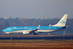 KLM, Boeing B 737-8K2, PH-BXD, TXL, 20.12.2019