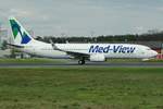 Med View Airline  Boeing 737-800 (leased from AirExplore), OM-GEX, 18.04.2016 Frankfurt