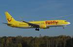TUI  Boeing 737-800, D-ATUJ, 28.10.2014 Hamburg-Fuhlsbüttel