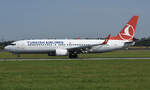TC-JVZ / Turkish Airlines / 738 / 30.07.2021 / STR / EDDS