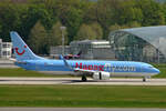Hapagfly, D-AHFB, Boeing B737-8K5, msn: 27982/8, 20.April 2007, SZG Salzburg, Austria.