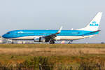 KLM, PH-BGB, Boeing, B737-8K2, 11.10.2021, CDG, Paris, France