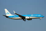 KLM, Boeing B 737-8K2, PH-BXK, BER, 26.09.2021