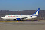 AnadoluJet, TC-JFC, Boeing 737-8F2, msn: 29765/80,  Van , 16.Januar 2022, ZRH Zürich, Switzerland.