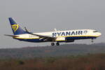 Ryanair (Malta Air), 9H-QBL, Boeing 737-8AS. Köln-Bonn (EDDK), 13.02.2022.