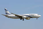 El Al Israel Airlines, 4X-EKA, Boeing B737-858, msn: 29957/204,  Tiberias , 12.März 2007, ZRH Zürich, Switzerland.