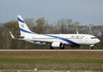 EL AL, Boeing B 737-85P, 4X-EKJ, BER, 17.04.2022