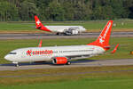 Corendon Airlines, TC-TJI, Boeing B737-8S3, msn: 29246/475, 30.Juli 2022, ZRH Zürich, Switzerland.