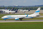 Enter Air, SP-ENL, Boeing B737-8CX, msn: 32366/1235, 11.September 2022, MUC München, Germany.