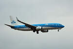 KLM, Boeing B 737-8K2, PH-BXN, BER, 19.08.2022