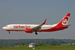 Air Berlin, D-ABBC, Boeing B737-86J, msn: 32625/995, 12.Mai 2008, ZRH Zürich, Switzerland.