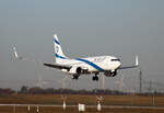 EL-AL, Boeing B 737-8BK, 4X-EKT, BER, 28.02.2023
