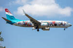 Luxair, LX-LBA, Boeing, B737-8C9, 10.06.2023, LUX, Luxemburg, Luxemburg