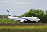 EL AL, Boeing B 737-8Q8, 4X-EKP, BER, 18.05.2023